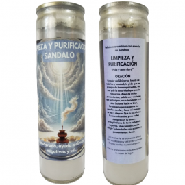 Limpieza y Purificación: Descubre el Poder de la Veladora con Esencia de Sándalo